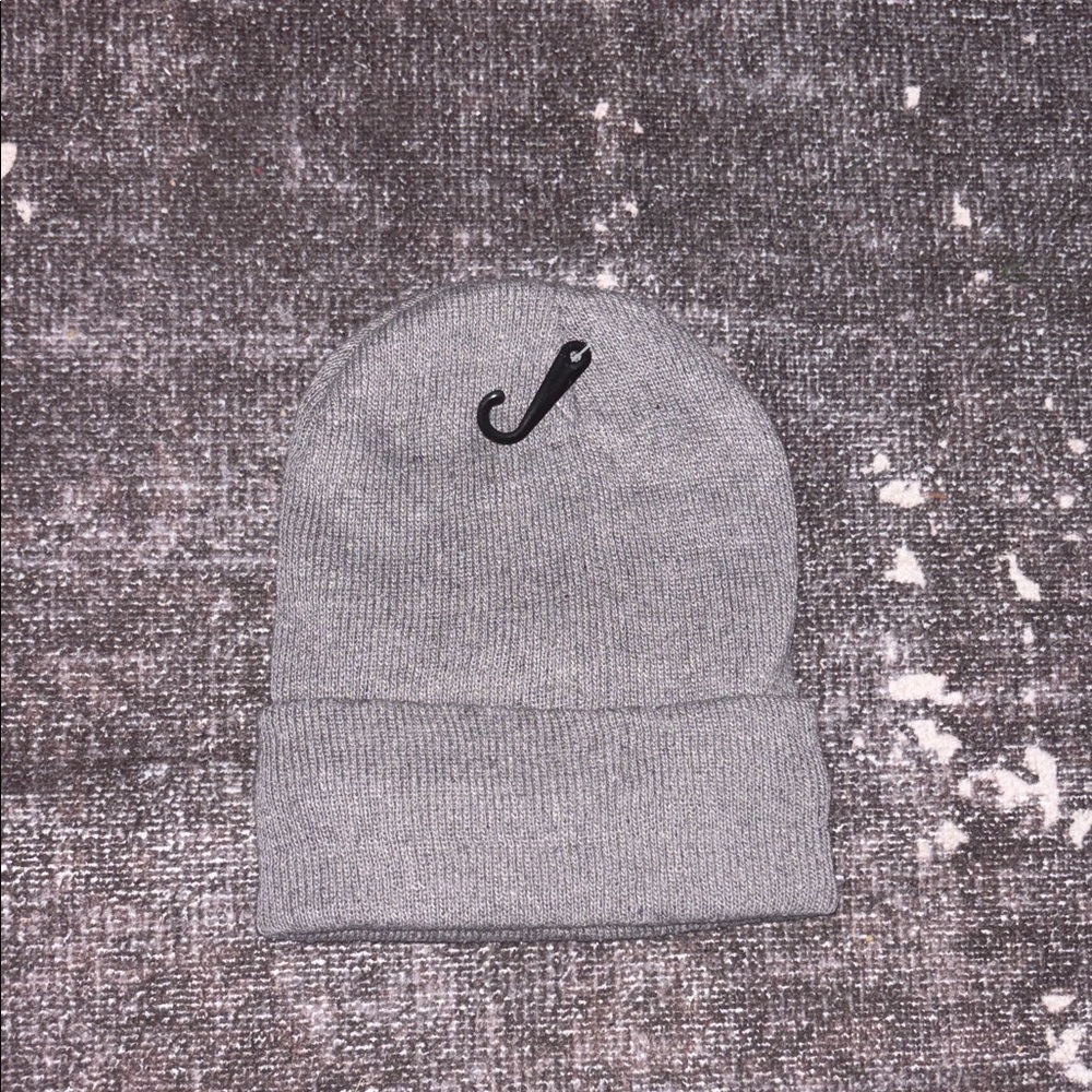 Kids Gray Beanie Hat